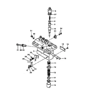 Plunger element for Denso PF and PFR pumps 1021 — 2