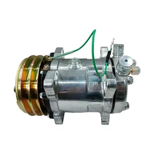24V SD7H15 A/C Compressor 1433064H91 for Komatsu Motor Grader GD750A-1 GD650A-2B GD530A-2A GD670A-2A 870B 830 — 3