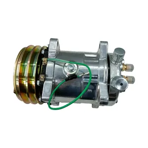 24V SD7H15 A/C Compressor 1433064H91 for Komatsu Motor Grader GD750A-1 GD650A-2B GD530A-2A GD670A-2A 870B 830 — 5