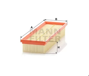 Luftfilter Original MANN-FILTER C3173 - Vergleichsnummer Citroen 1444P1… — 2