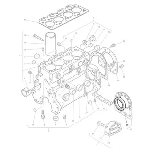 Massey Ferguson Rear Crankshaft Seal Durable Engine Fitment | 1447691M1 — 2