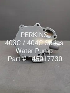 NEW PERKINS 403C / 404C SERIES WATER PUMP #145017730 — 5