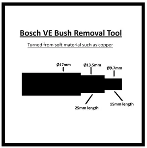 Throttle shaft kit fitted to VW Transporter T4. 1.9D. Bosch VE pump — 5