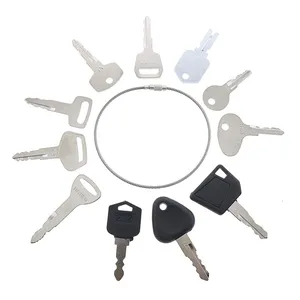 11 Pcs Key for Yale Caterpillar CAT Clark Toyota Doosan Nissan Komatsu Hyster JCB Mitsubishi Forklift — 3
