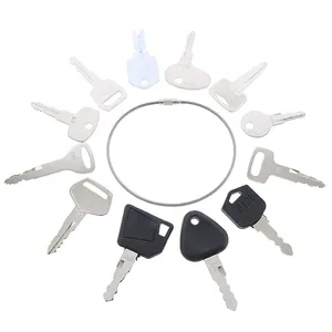 12 Pcs Key for Yale Caterpillar CAT Clark JCB Volvo Toyota Doosan Komatsu Nissan Hyster Tornado Mitsubishi Forklift — 2