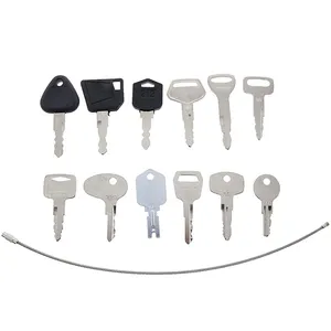 12 Pcs Key for Yale Caterpillar CAT Clark JCB Volvo Toyota Doosan Komatsu Nissan Hyster Tornado Mitsubishi Forklift — 3