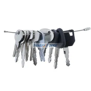 12 Pcs Key for Yale Caterpillar CAT Clark JCB Volvo Toyota Doosan Komatsu Nissan Hyster Tornado Mitsubishi Forklift — 6