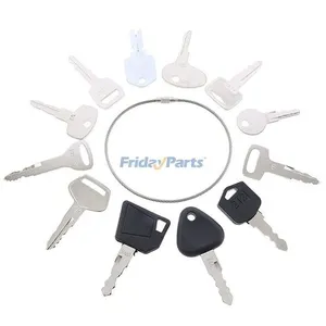 12 Pcs Key for Yale Caterpillar CAT Clark JCB Volvo Toyota Doosan Komatsu Nissan Hyster Tornado Mitsubishi Forklift — 2