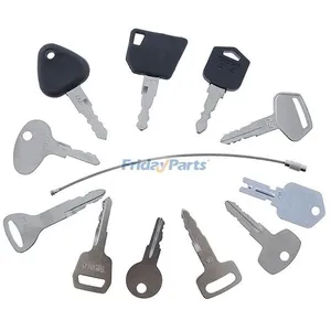 12 Pcs Key for Yale Caterpillar CAT Clark JCB Volvo Toyota Doosan Komatsu Nissan Hyster Tornado Mitsubishi Forklift — 4