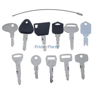 12 Pcs Key for Yale Caterpillar CAT Clark JCB Volvo Toyota Doosan Komatsu Nissan Hyster Tornado Mitsubishi Forklift — 5