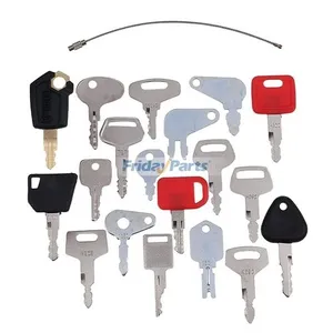18 Pcs Ignition Key for CASE Caterpillar CAT Hitachi JCB John Deere Kobelco Komatsu Takeuchi Volvo Heavy Construction Equipment — 3