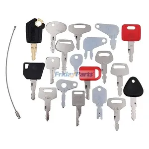 18 Pcs Ignition Key for CASE Caterpillar CAT Hitachi JCB John Deere Kobelco Komatsu Takeuchi Volvo Heavy Construction Equipment — 4