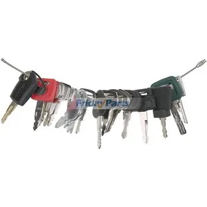 21 Ignition Key for Caterpillar CAT CASE John Deere Volvo JCB Hyster Komatsu and Many More — 5