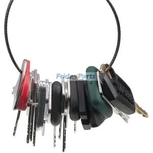 21 Ignition Key for Caterpillar CAT CASE John Deere Volvo JCB Hyster Komatsu and Many More — 4