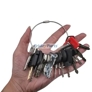 27 Pcs Ignition Key for Komatsu CASE Caterpillar CAT JCB Volvo Heavy Construction Equipment — 6