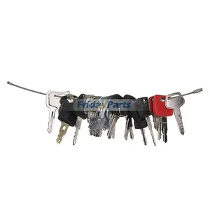 27 Pcs Ignition Key for Komatsu CASE Caterpillar CAT JCB Volvo Heavy Construction Equipment — 5