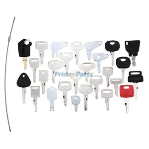 27 Pcs Ignition Key for Komatsu CASE Caterpillar CAT JCB Volvo Heavy Construction Equipment — 4