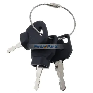 3 Pcs Ignition Key for JCB Bomag Hamm Roller Compaction Dynapac Terex Vibromax Volvo Ford Moxy New Holland and More