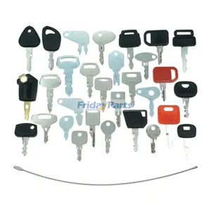 30 Pcs Ignition Key for Caterpillar CAT Komatsu Kubota Case John Deere JCB NH Volvo Heavy Equipment — 2