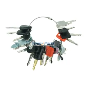 30 Pcs Ignition Key for Caterpillar CAT Komatsu Kubota Case John Deere JCB NH Volvo Heavy Equipment — 4