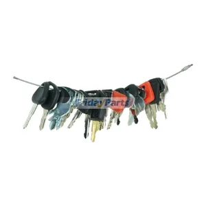 30 Pcs Ignition Key for Caterpillar CAT Komatsu Kubota Case John Deere JCB NH Volvo Heavy Equipment — 3
