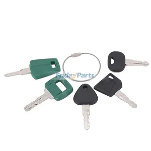 5 Pcs Key for Volvo Clark CASE John Deere Massey Ferguson Bobcat New Holland Heavy Equipment — 3