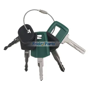 5 Pcs Key for Volvo Clark CASE John Deere Massey Ferguson Bobcat New Holland Heavy Equipment — 2