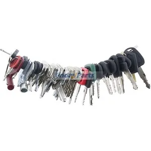 56 Pieces Key for Bobcat CASE Caterpillar CAT Genie Gradall Hyster JCB JLG Komatsu Sany Multiquip Kobelco New Holland Kubota Toyota Volvo and More — 4