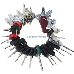 56 Pieces Key for Bobcat CASE Caterpillar CAT Genie Gradall Hyster JCB JLG Komatsu Sany Multiquip Kobelco New Holland Kubota Toyota Volvo and More — 2