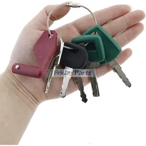 8 Pcs Ignition Key for Volvo Laser Bobcat New Holland CASE John Deere JLG Heavy Equipment — 3