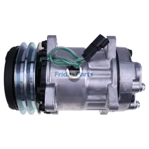 SD7H15 A/C Compressor 14649606 for Volvo Excavator Loader — 4