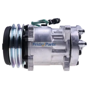 SD7H15 A/C Compressor 14649606 for Volvo Excavator Loader — 3