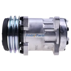 SD7H15 A/C Compressor 14649606 for Volvo Excavator Loader — 5
