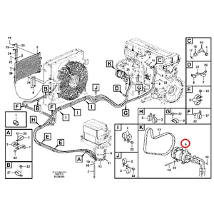 7H15 A/C Compressor 14659238 for Volvo Excavator EC250D EC300D EC350D EC380D EC480D EC700C EC750D EC950E — 4