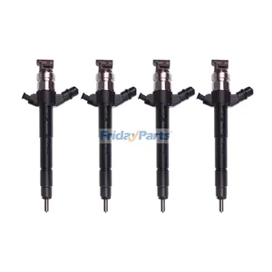 4 Pieces Fuel Injector 1465A054 1465A307 for Mitsubishi Engine 4M41 Vehicle Triton Pajero L200