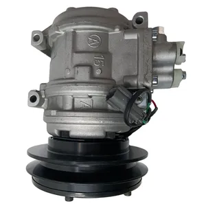 For Komatsu Bulldozer D65E-12 D65EX-12 Air Conditioning Compressor 14X-911-17400 ND047200-4451