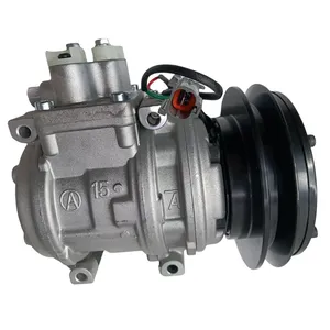 For Komatsu Bulldozer D65E-12 D65EX-12 Air Conditioning Compressor 14X-911-17400 ND047200-4451 — 5