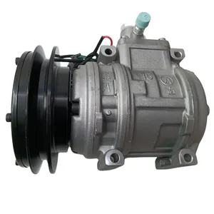 For Komatsu Bulldozer D65E-12 D65EX-12 Air Conditioning Compressor 14X-911-17400 ND047200-4451 — 4