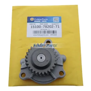 Oil Pump 15100-78202-71 for Toyota 1DZ-II 1DZ-2 Engine 7-8F Forklift