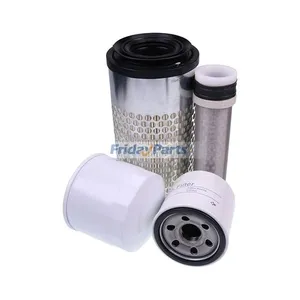Filter Kit 1585332430 1522143081 6A10082630 3272158242 for Kubota Mini Excavator U17 — 5