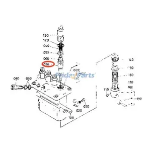4 Pieces Fuel Injection Pump Plunger 15221-51050 for Kubota Engine D1102-AE-1 Excavator KX101 KX151 KH-90 KX040-4 — 2