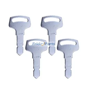 4 Pieces Ignition Key 15248-63700 for Kubota B Series B1700D B2100D B2400D B7410D B7510D B7800HSD CASE New Holland Tractor