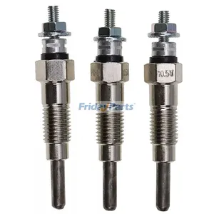 3Pcs Glow Plug 15261-65513 for Kubota Engine D600 D640 D650 D650-A D750 D750-A D750-BC D850 D850-0EM-2 D950 D950-A-DT D1005 D1005-EKB-DENYO