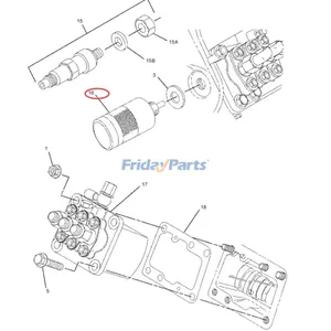 Shut Off Solenoid 153-6409 for Caterpillar CAT Engine 3003 3014 3024 C0.5 Excavator 301.5 304.5 301.6 — 5
