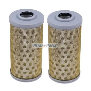 2 Pieces Fuel Filter 15831-43380 for Kubota Excavator KX121-2 KX161-2 KX61-2 KX91-2 Tractor M105SDSL M6040DT M7040F M9000HD