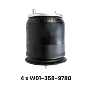 4 x 9780 Air Bag Spring & Air Suspension (+) 4 x TPD 85724 Shock Absorber… — 2