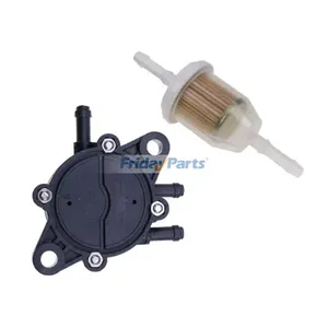 Fuel Pump with Filter 198756 24 393 04-S 24 393 16-S for Kohler Engine CH17-CH25 CV17-CV25 Miller Welder Bobcat 225 250 275 302 — 4