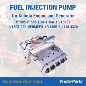 Fuel Injection Pump 16060-51010 16060-51013 16060-51011 for Kubota Engine V1505 V1505-E3B-AUSA-1 V1505T V1505-E2B-VERMEER-1 V1505-B Generator J116 J320 — 2