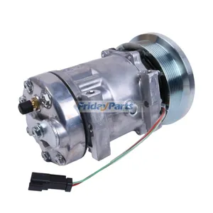 SD7H15 A/C Compressor 163-0872 for Caterpillar CAT Engine 3126B C9 C11 C13  Loader 950H 966G 973D 972H 980C 120H 140H — 2