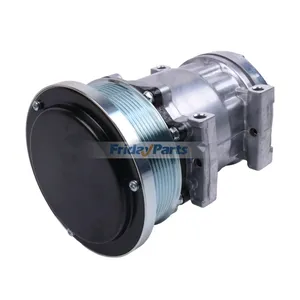 SD7H15 A/C Compressor 163-0872 for Caterpillar CAT Engine 3126B C9 C11 C13  Loader 950H 966G 973D 972H 980C 120H 140H — 3